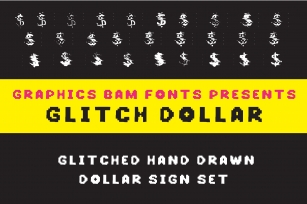 Glitch Dollar Font Download
