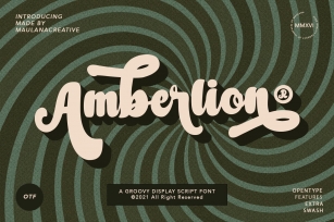 Amberlion Script Font Download