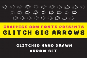 Glitch Big Arrows Font Download