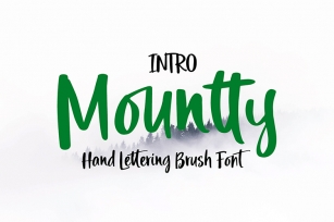 Mountty Font Download
