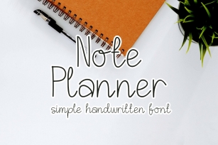 Note Planner Font Download