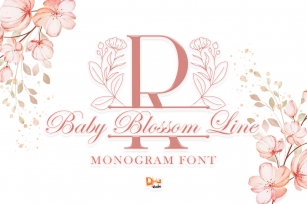 Baby Blossom Line Font Download
