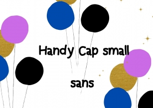 Handy Caps Small Sans Font Download
