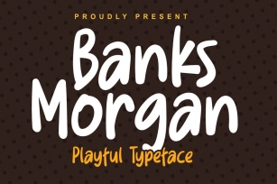 DS Banks Morgan - Playful Typeface Font Download