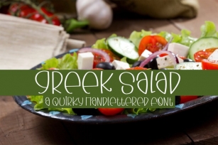 Greek Salad Font Download