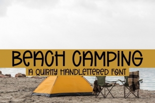 Beach Camping Font Download