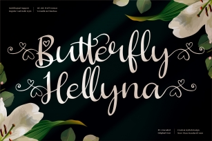Butterfly Hellyna Font Download