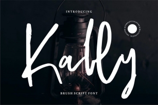 Kally | Brush Script Font Font Download