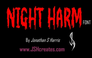 Night Harm Font Download