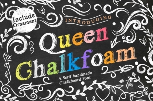 Queen Chalkfoam Font Download