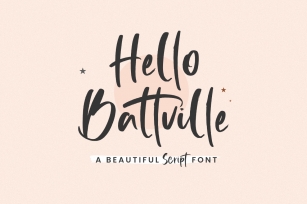 Hello Battville Font Download