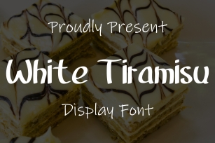 White Tiramisu Font Download