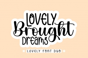 Lovely Brought Dreams Font Download