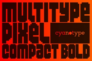MultiType Pixel Compact Bold Font Download