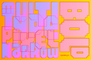 MultyType Pixel Narrow Bold Font Download
