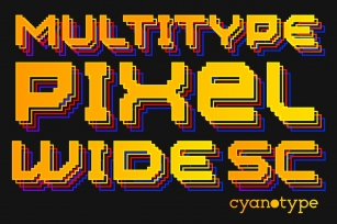 MultiType Pixel Wide SC Font Download