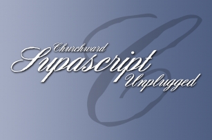 Churchward Supascript Font Download