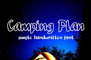 Camping Plan Font Download