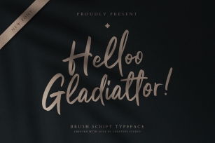 Helloo Gladiattor Font Download
