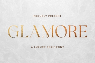 Glamore - Luxury Display Serif Font Download