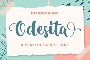 Odesita a Playful Business Script Font Font Download