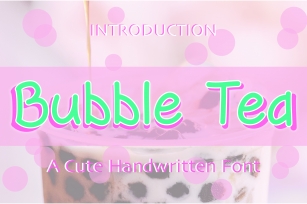 Bubble Tea Font Download