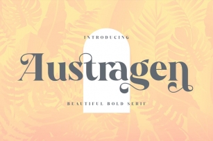 Austragen - Beautiful Display Serif Font Download