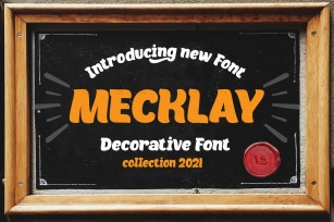 Mecklay Font Download