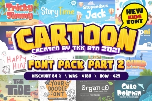 Cartoon Bundle V2 Font Download