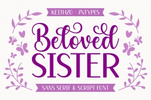 Beloved Sister Duo Font Download