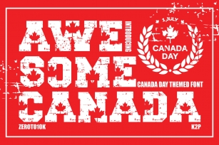 Awesome Canada Font Download