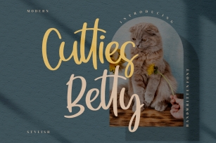 Cutties Betty Font Download