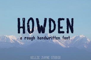Howden Rough Handwritten Font Download