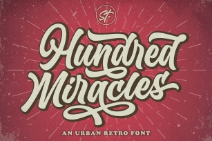 Hundred Miracles Urban Retro Font Font Download