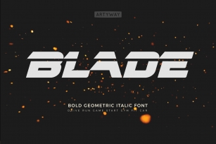 Blade Font Download