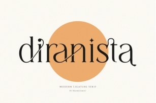 Diranista - Stylish Ligature Serif Font Download