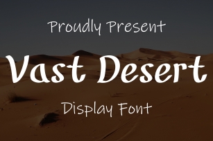 Vast Desert Font Download