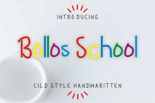 Bollos School Font Download