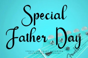 Special Father Day Font Download