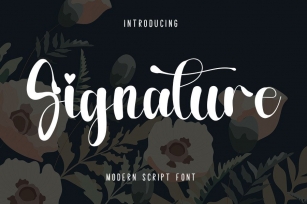 Signature Font Download