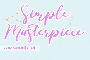 Simple Masterpiece Font Download