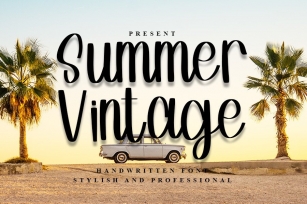 Summer Vintage Font Download