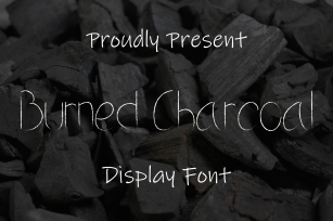 Burned Charcoal Font Download
