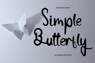 Simple Butterfly Font Download