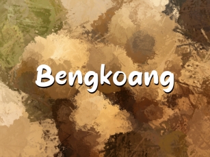 B Bengkoang Font Download
