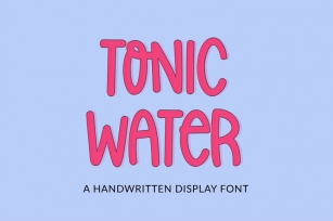 Tonic Water Font Download