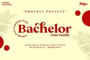 Bachelor Family Font Download