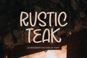 Rustic Teak Font Download