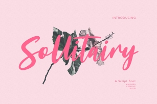 Sollitairy Script Font Download