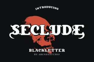 Seclude - Blackletter Font Font Download